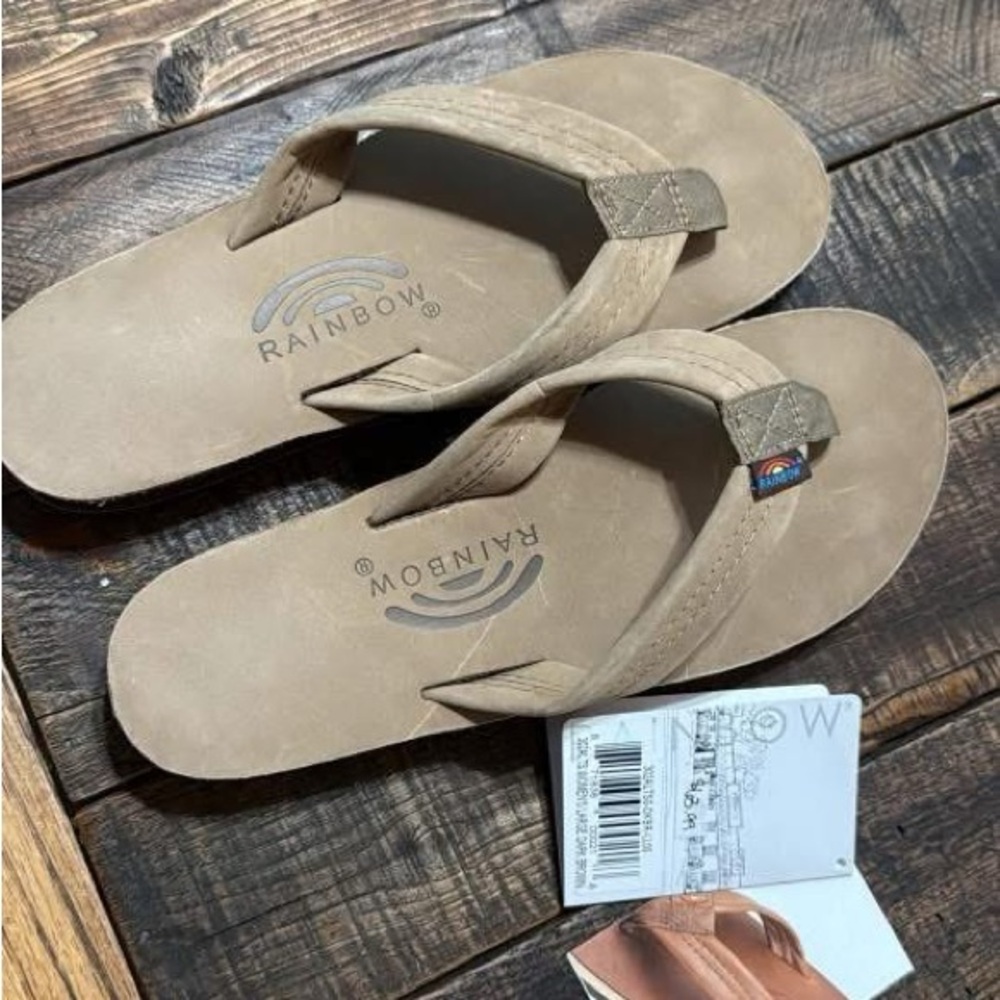 Rainbow Tan Sandals